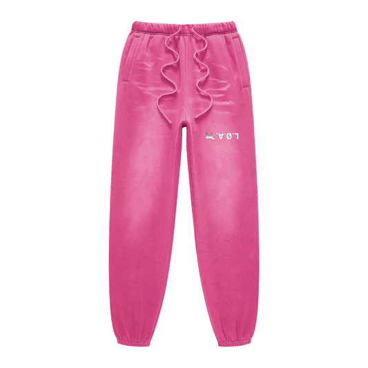 Sunfade Fleece Sweatpants | Oversized Vintage Joggers