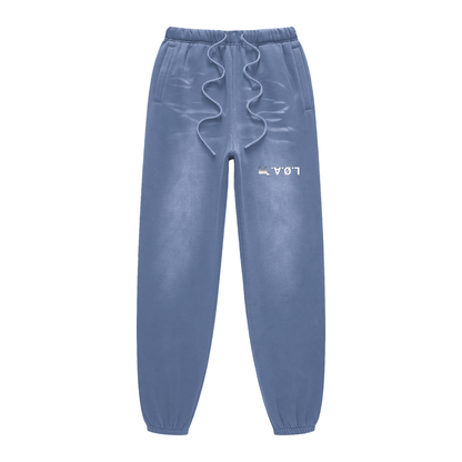 Sunfade Fleece Sweatpants | Oversized Vintage Joggers